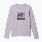 Kinder-Trekking-Longsleeve Columbia Hazeldel Hill Graphic Tee lavender pearl/barely printed