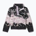Kinder-Fleecejacke Columbia Helvetia II Printed Half Snap Fleece shale purple sisters/lavender pearl