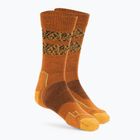 Icebreaker Hike+ Light Crew Natural Summit erde/solar/bio lime Herren-Trekkingsocken