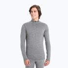 Thermoaktiv Hoodie Sweatshirt Herren icebreaker Merino 200 Oasis Half Zip gritstone heather