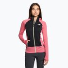 Damen Fleece-Sweatshirt The North Face Bolt Polartec Hoodie schwarz und rosa NF0A825JWV51