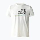 Herren-Trekking-T-Shirt The North Face Foundation Grafik weiß NF0A55EFQ4C1
