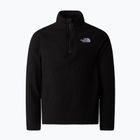 Kinder-Fleece-Sweatshirt The North Face Glacier Fleece 1/4 Zip schwarz