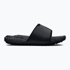 Badelatschen Under Armour Rock 3 black/white clay