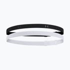 Under Armour Mini Bands Stirnband (2 Stück) schwarz/mod grau