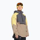 Herren Volcom Brighton Pullover kastanienbraun Snowboardjacke