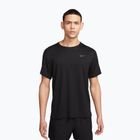 Herren Nike Miler Dri-Fit UV Laufshirt schwarz