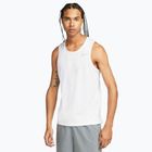 Herren Nike Dri-Fit Miler weißes Laufshirt
