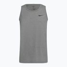 Herren-Trainings-Tanktop Nike Dri-Fit Hyverse rauchgrau/leder/schwarz