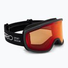 Skibrille Giro Cruz black stacked/amber scarlet