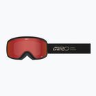 Skibrille Giro Cruz black tan stacked/amber scarlet