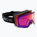 Skibrille Giro Method black stacked/vivid ember/vivid infrared