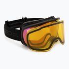 Damen-Skibrille Giro Moxie black stacked/amber pink/yellow