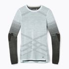 Damen-Thermoaktivshirt Smartwool Intraknit Thermal Merino Base Layer Pattern Crew aqua