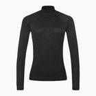 Damen-Thermoaktivshirt Smartwool Thermal Merino Rib Turtleneck charcoal heather