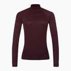 Damen-Thermoaktivshirt Smartwool Thermal Merino Rib Turtleneck black cherry heather