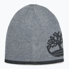 Wintermütze Herren Timberland Reversible Logo Beanie light grey heather