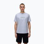 Herren T-Shirt Napapijri S-Box Logo light grey melange