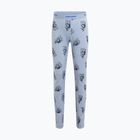 Thermohose für Kinder icebreaker Merino 200 Oasis Bear Tour zinc blue/aop