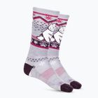 Smartwool Kindersocken Wintersport Full Cushion Eisbär-Muster OTC lila eclipse