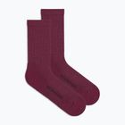 Damensocken Icebreaker Merino Lifestyle Light Crew dark berry