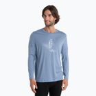 Icebreaker Tech Lite II Tee Herren Skifahren Yeti kyanite Thermo-Sweatshirt