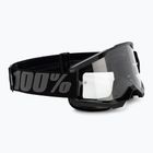 Herren-Radsportbrille 100% Strata 2 schwarz/klar 50027-00001