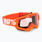 Herren-Radsportbrille 100% Strata 2 orange/klar 50027-00005