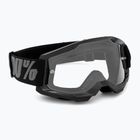 Kinderfahrradbrille 100% Strata 2 Junior 50031-00001 schwarz/klar