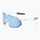 100% Hypercraft SQ soft tact weiß/hyperblau Multilayer-Sonnenbrille