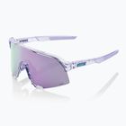 Sonnenbrille 100% S3 polished translucent lavender/hiper lavender mirror
