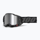 Fahrradbrille 100% Accuri 2 black/silver mirror