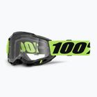 Kinder Fahrradbrille 100% Accuri 2 Junior neon yellow/clear