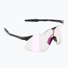 100% Hypercraft glänzend schwarz/photochrom lila Spiegel Sonnenbrille