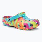 Slides Schlappen  Crocs Classic Marbled Clog neptune/multi