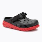 Crocs Duet Max II Clog schwarz/varsity rot flip-flops