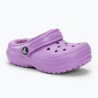 Slides Schlappen  Kinder Crocs Classic Lined orchid