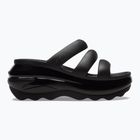 Crocs Mega Crush Dreifach-Riemen Flip-Flops schwarz