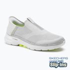 Herren SKECHERS Slip-ins Go Walk 6 Easy On grau/grau/grün Schuhe