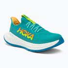 Damen Laufschuhe HOKA Carbon X 3 blau-gelb 1123193-CEPR