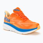 Herren Laufschuhe HOKA Clifton 9 Wide vibrant orange/impala