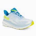 Herren Laufschuhe HOKA Clifton 9 Wide ice water/evening primrose