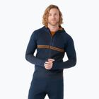 Smartwool Intraknit Merino Tech Herren Thermopullover tief navy-fuchsbraun