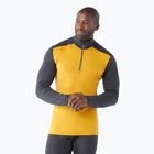 Herren Smartwool Merino 250 Baselayer 1/4 Zip Boxed Thermal Longsleeve Holzkohle Honig Gold