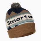 Smartwool Knit Winter Pattern POM deep navy heather beanie