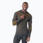 Smartwool Intraknit Thermal Merino Baselayer 1/4 anthrazit/honiggold thermisches Longsleeve für Herren