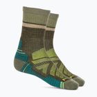 Smartwool Hike Light Cushion Winding Trail Crew Militär-Olive Trekkingsocken