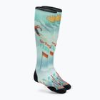 Damen Smartwool Ski Targeted Cushion Snow Bunny Print OTC Capri Socken