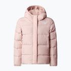 Kinder Daunenjacke The North Face North Down Fleece Parka rosa Moos