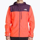 Herren Laufjacke The North Face Higher Run Wind vivid flame/black currant purple